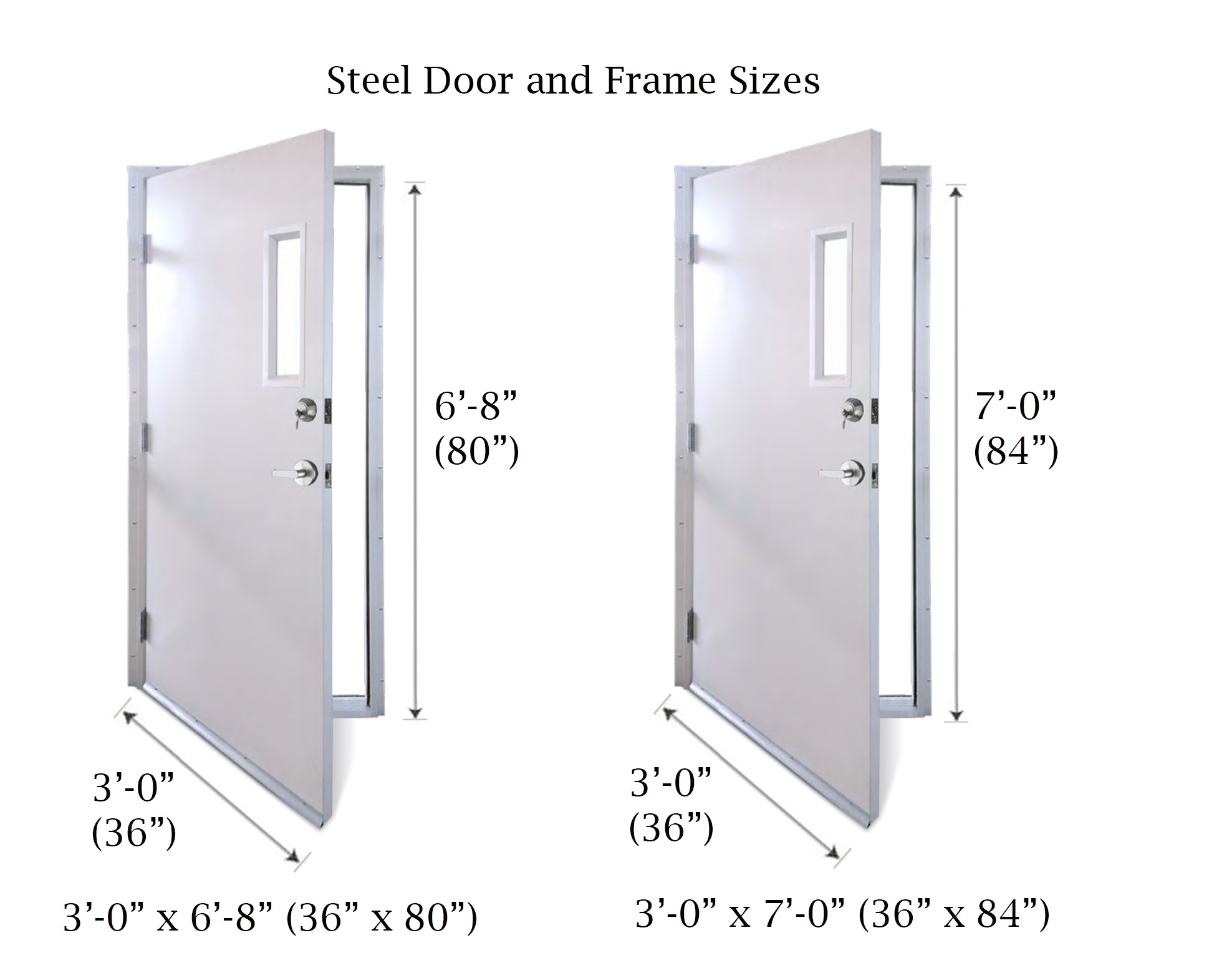 Pre Assembled Steel Door and Flange Frame Commercial Doors www